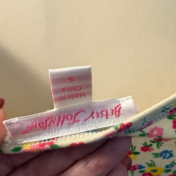 Rare Vintage Betsey Johnson Floral Midi Dress - Multicolor - Picture 10 of 10